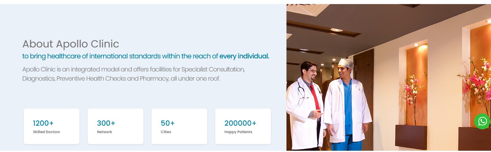 Multispecialty clinic care